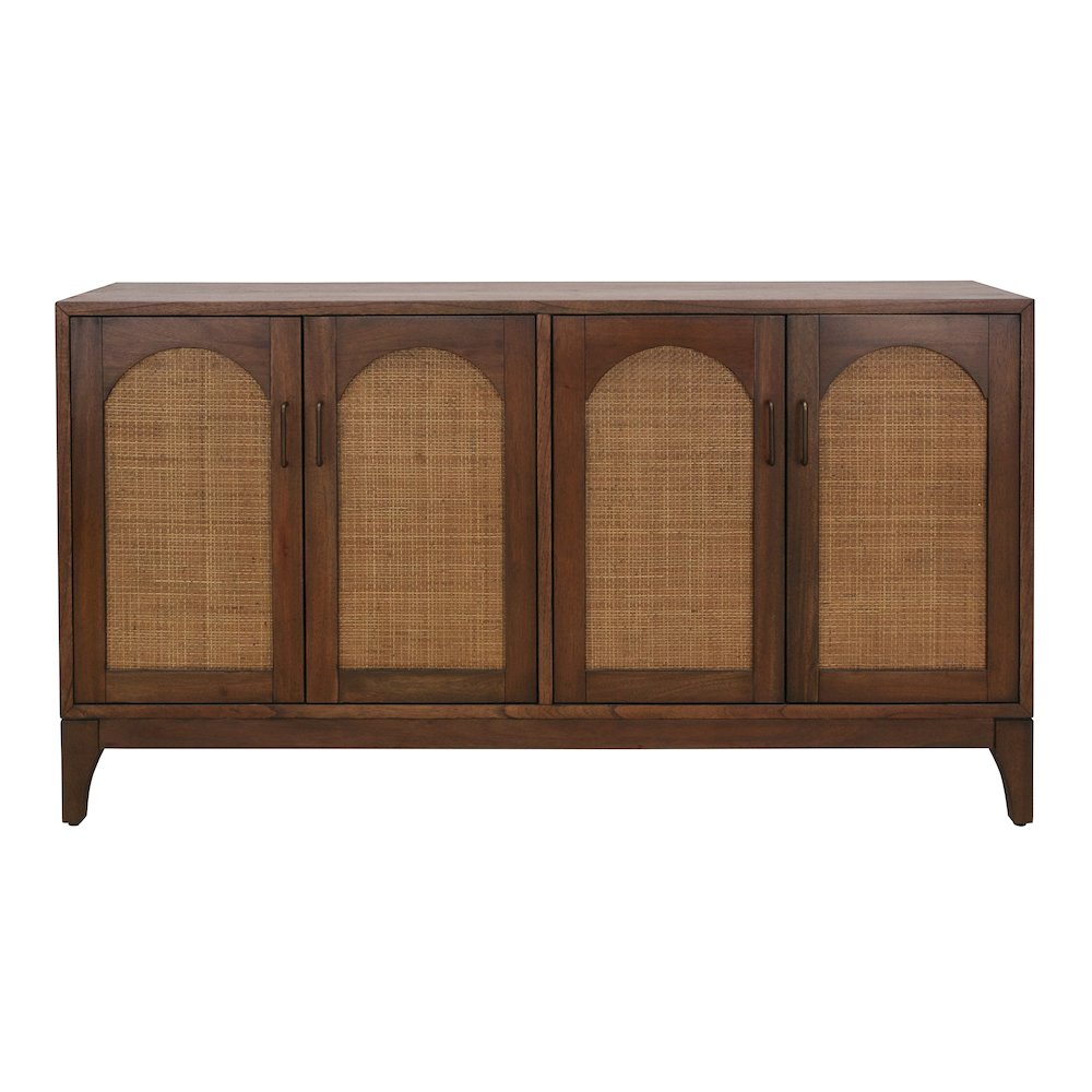Chantilly 4-Door Buffet - Walnut. Picture 3