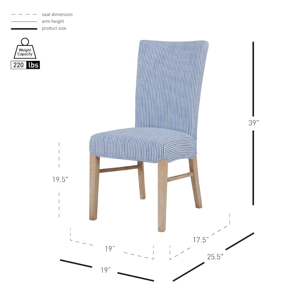 Milton Fabric Dining Side Chair, (Set of 2). Picture 7