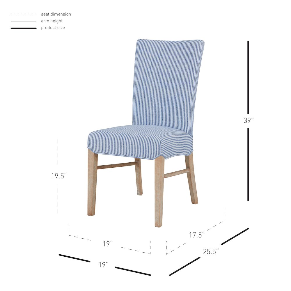 Milton Fabric Dining Side Chair, (Set of 2). Picture 8