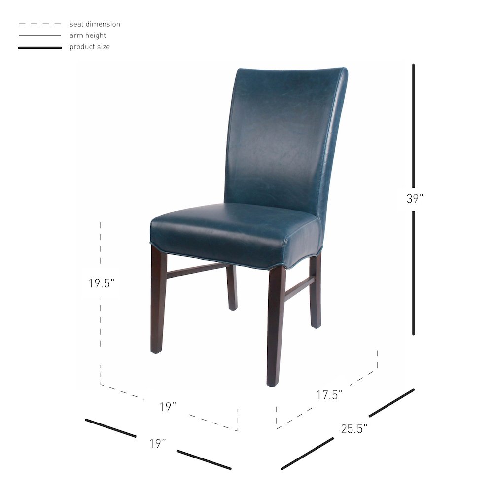 Milton Bonded Leather Chair, (Set of 2). Picture 9