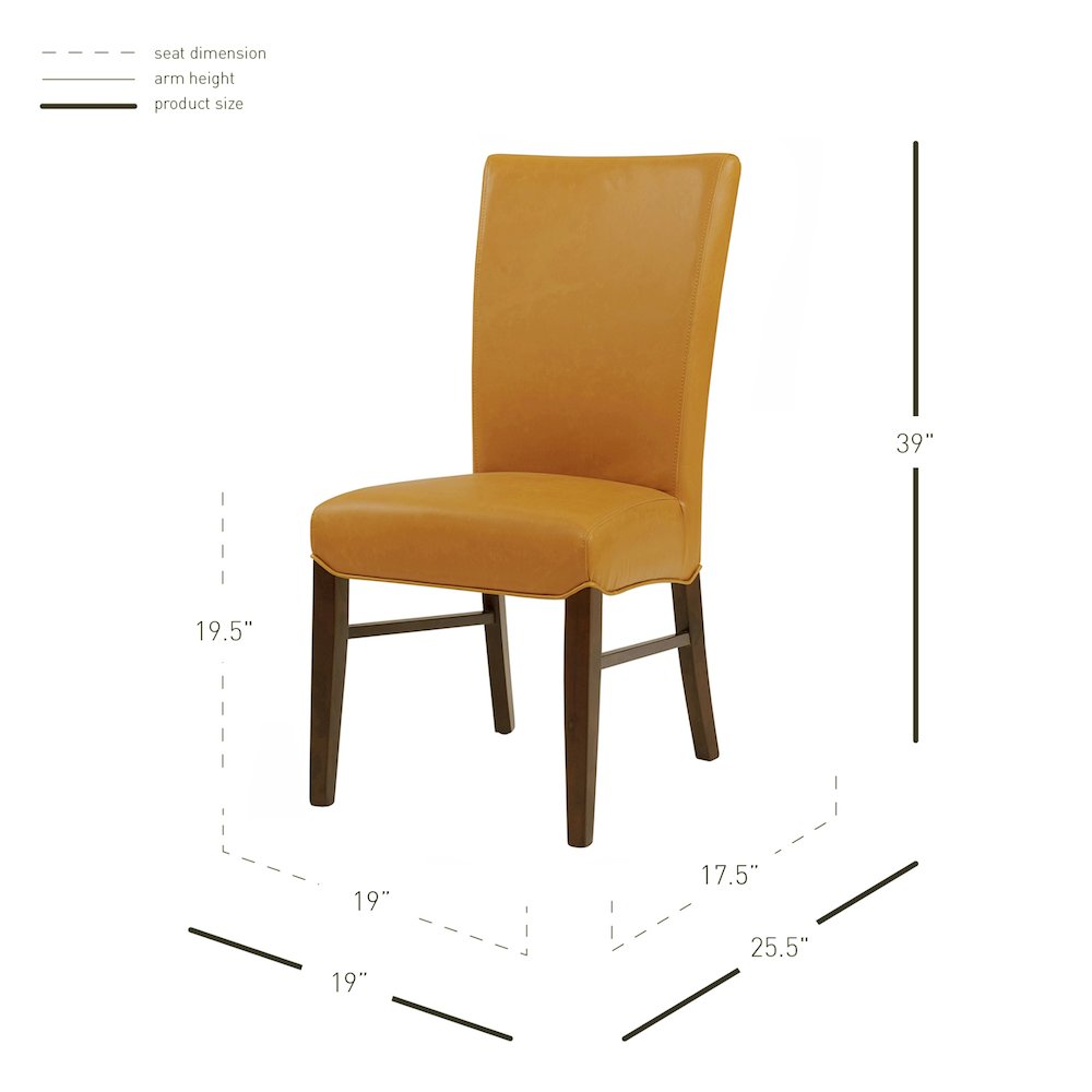 Milton Bonded Leather Chair, (Set of 2). Picture 9