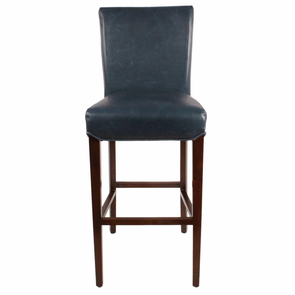 Milton Bonded Leather Bar Stool. Picture 2
