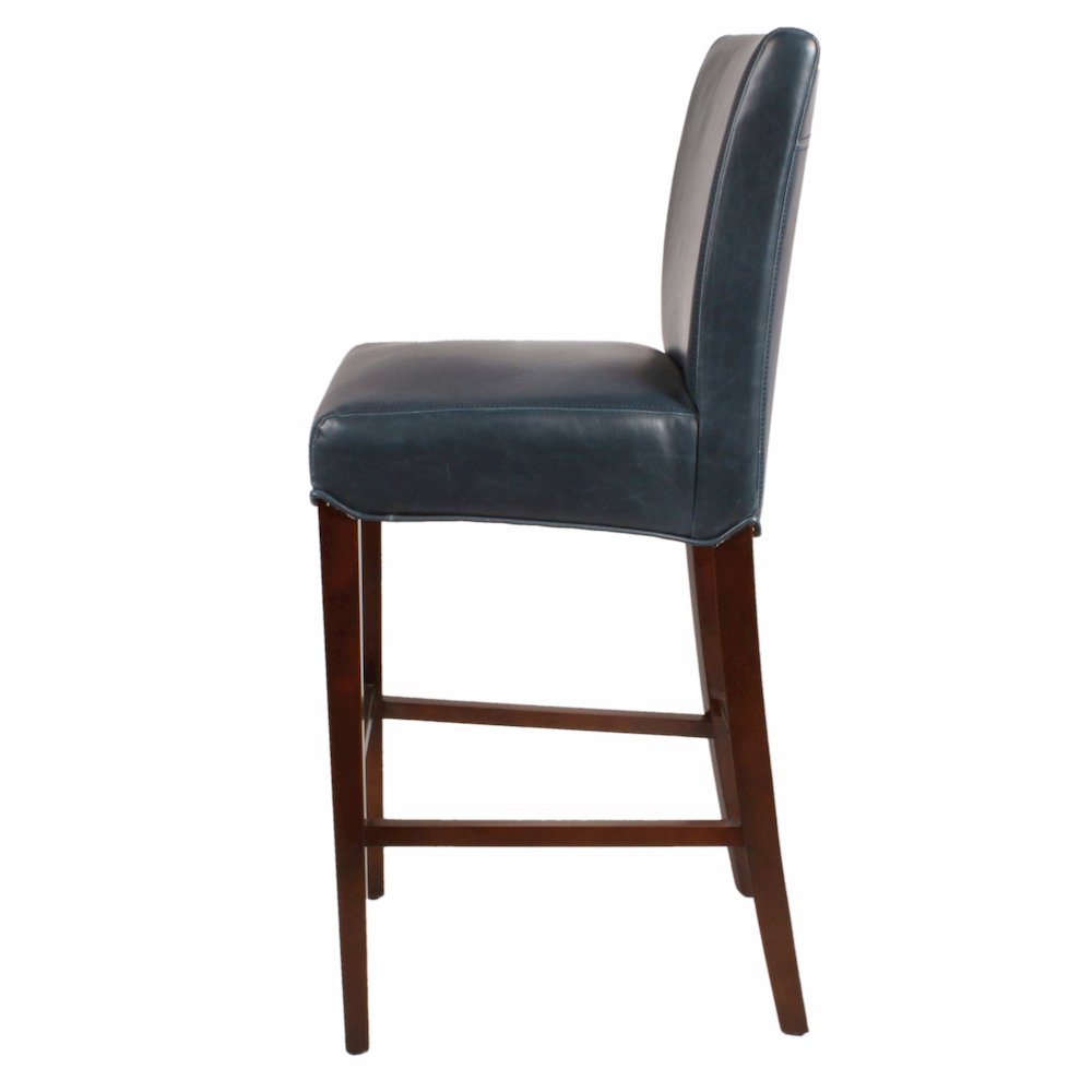 Milton Bonded Leather Bar Stool. Picture 3