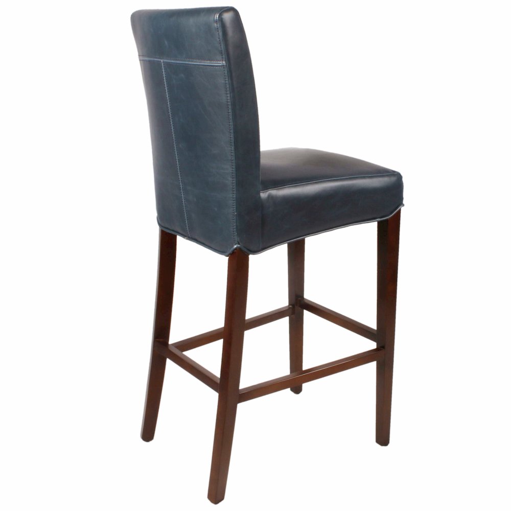 Milton Bonded Leather Bar Stool. Picture 5