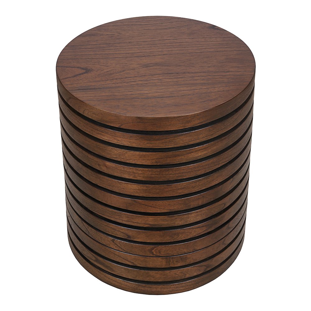 Corvin Accent Table - Walnut. Picture 3