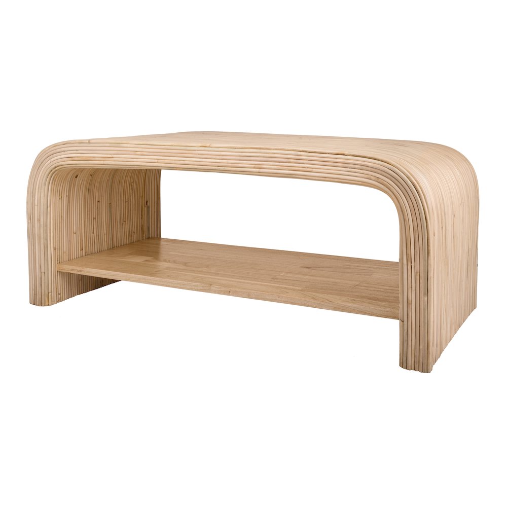 New Pacific Direct Kyran Rattan Coffee Table - Thumbnail 3