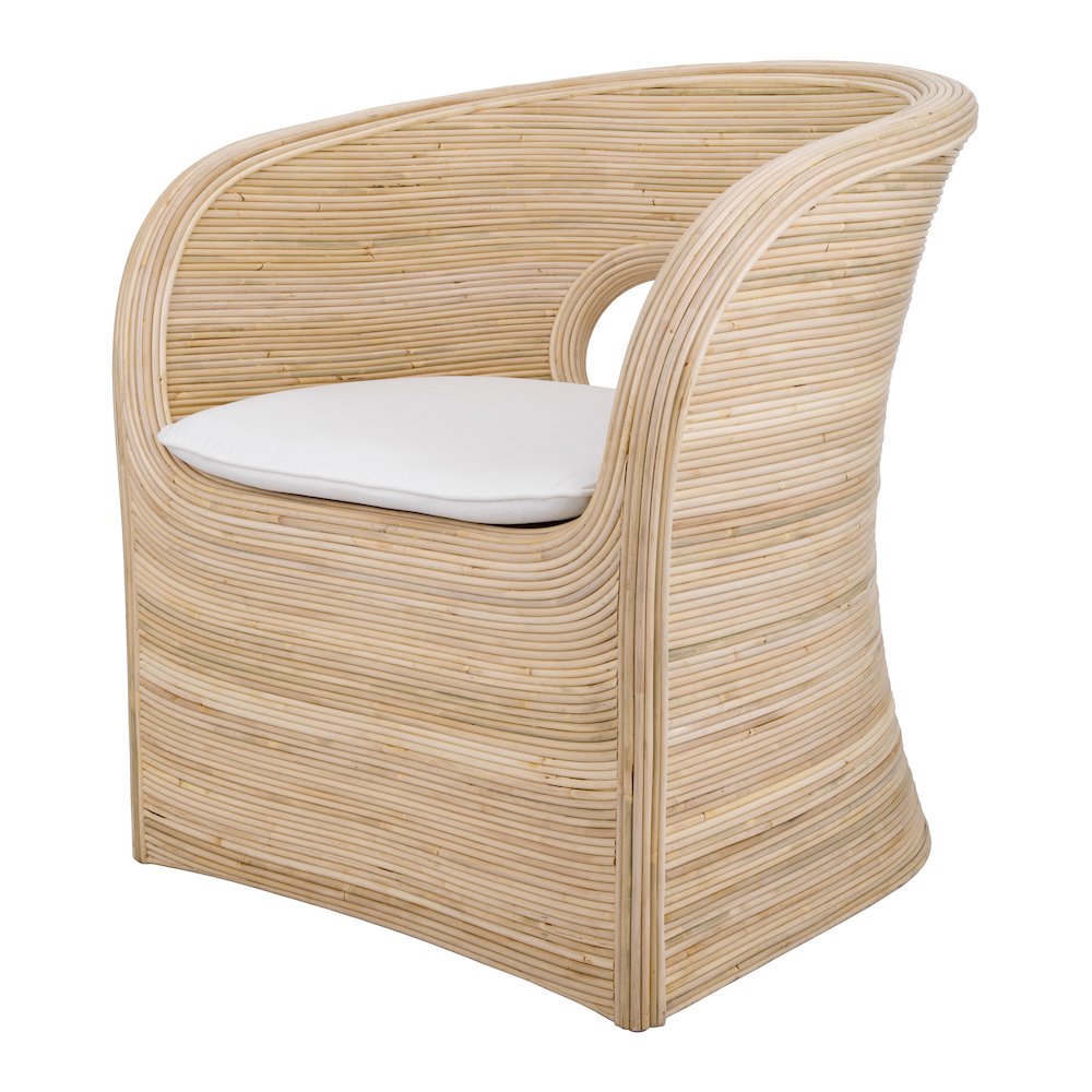 New Pacific Direct Marissa Rattan Arm Chair