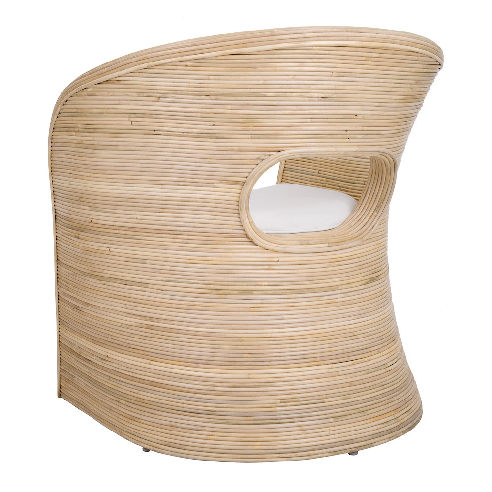 New Pacific Direct Marissa Rattan Arm Chair - Thumbnail 4