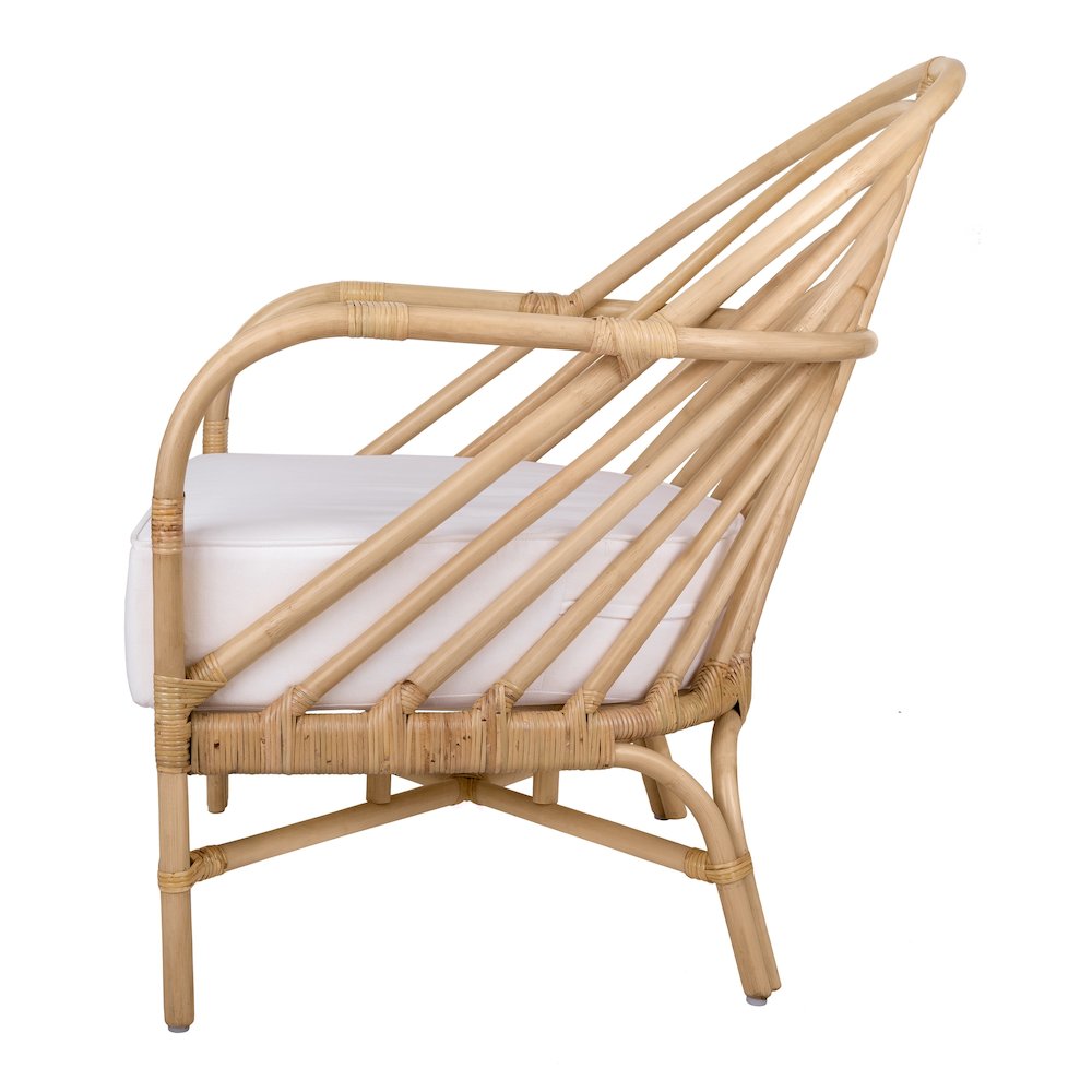 Lana Rattan Accent Arm Chair - Thumbnail 2