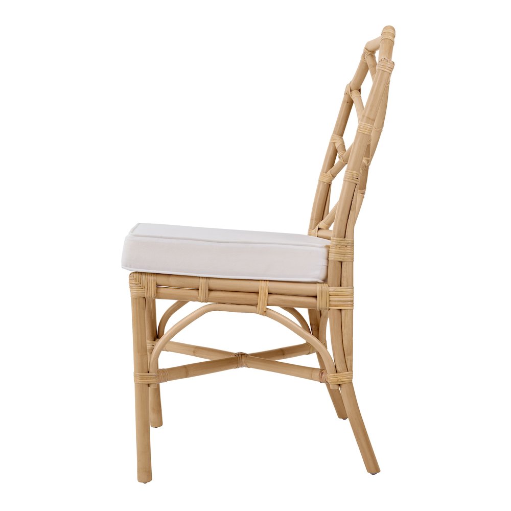 Kara Rattan Dining Side Chair, (Set of 2). Picture 3