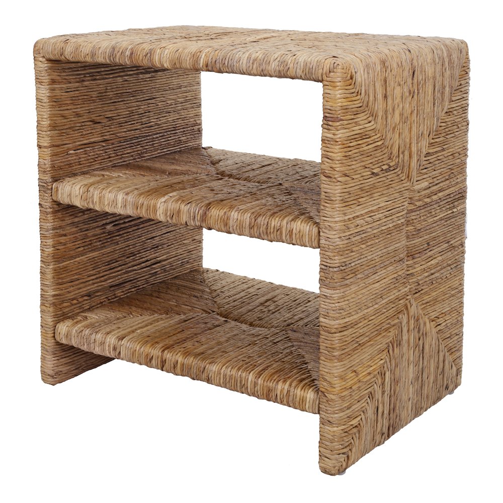 Kanza Abaca Nightstand/Side Table. Picture 1