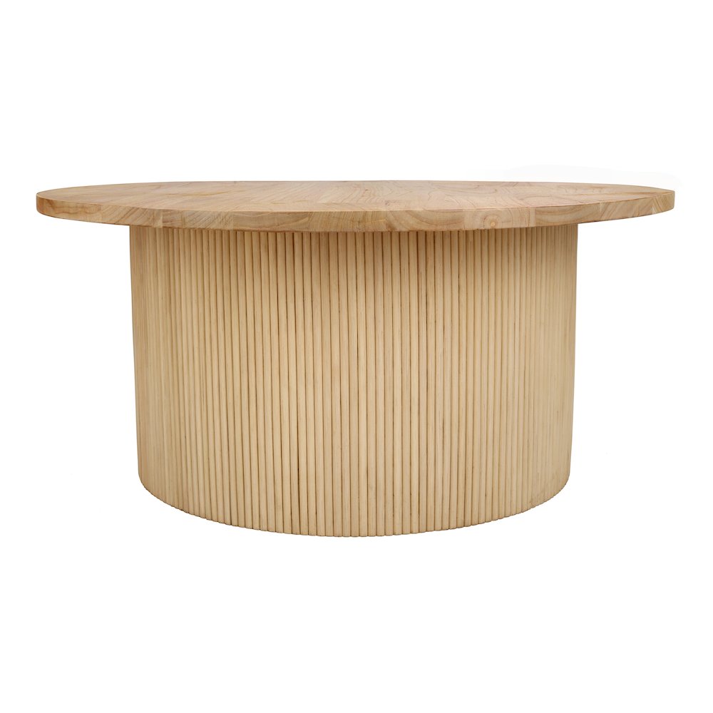 Kiefer Rattan Coffee Table w/ Wood Top. Picture 1