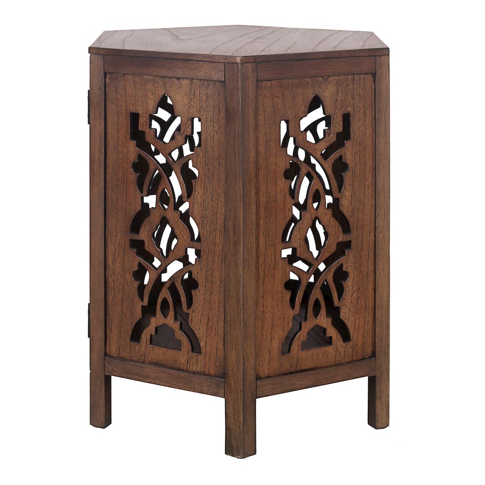 Seema Accent Table - Walnut. Picture 5