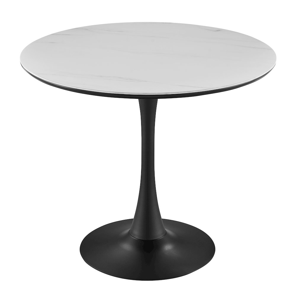 Anson Ceramic Top 35.5" Round Dining Table. Picture 1