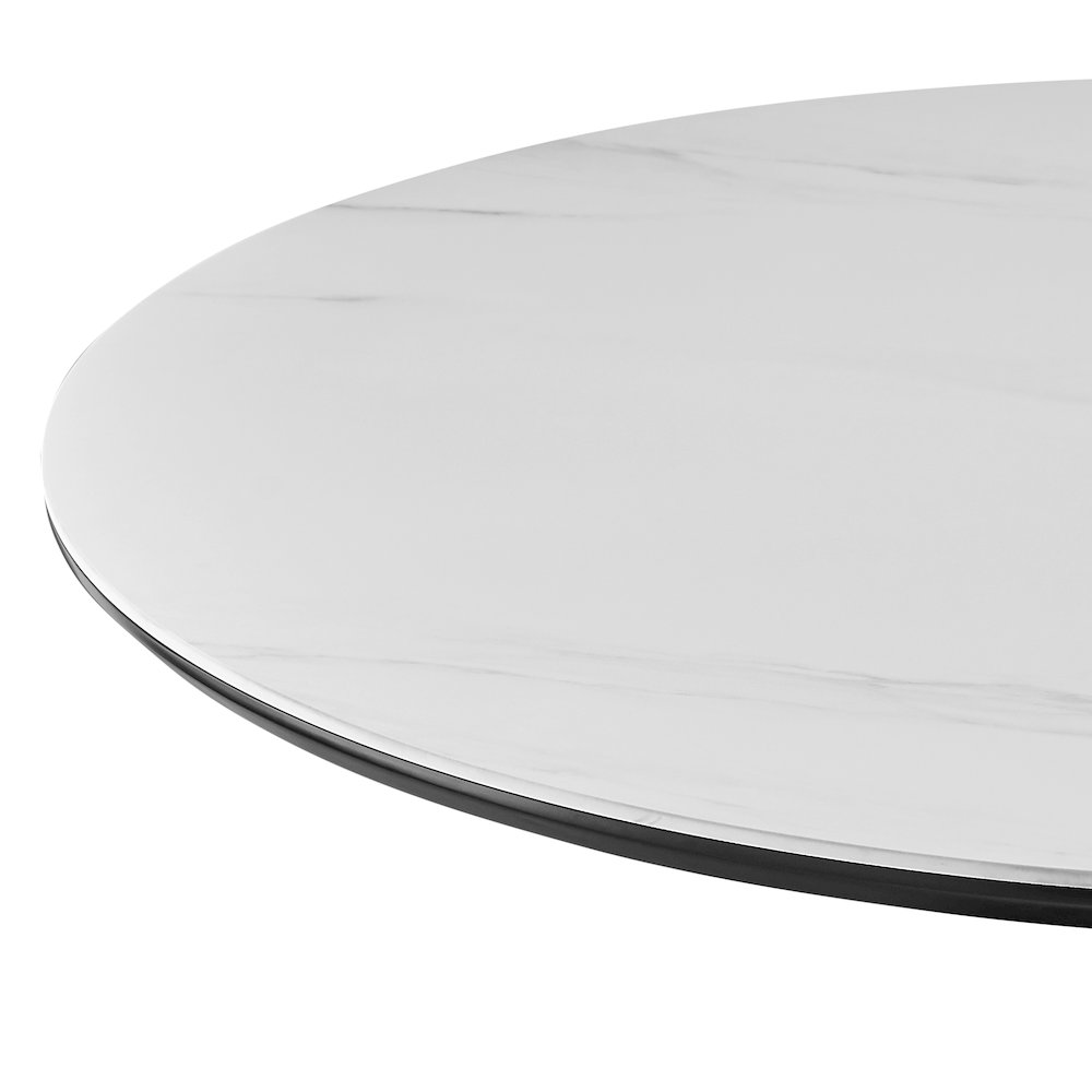 Anson Ceramic Top 35.5" Round Dining Table. Picture 4