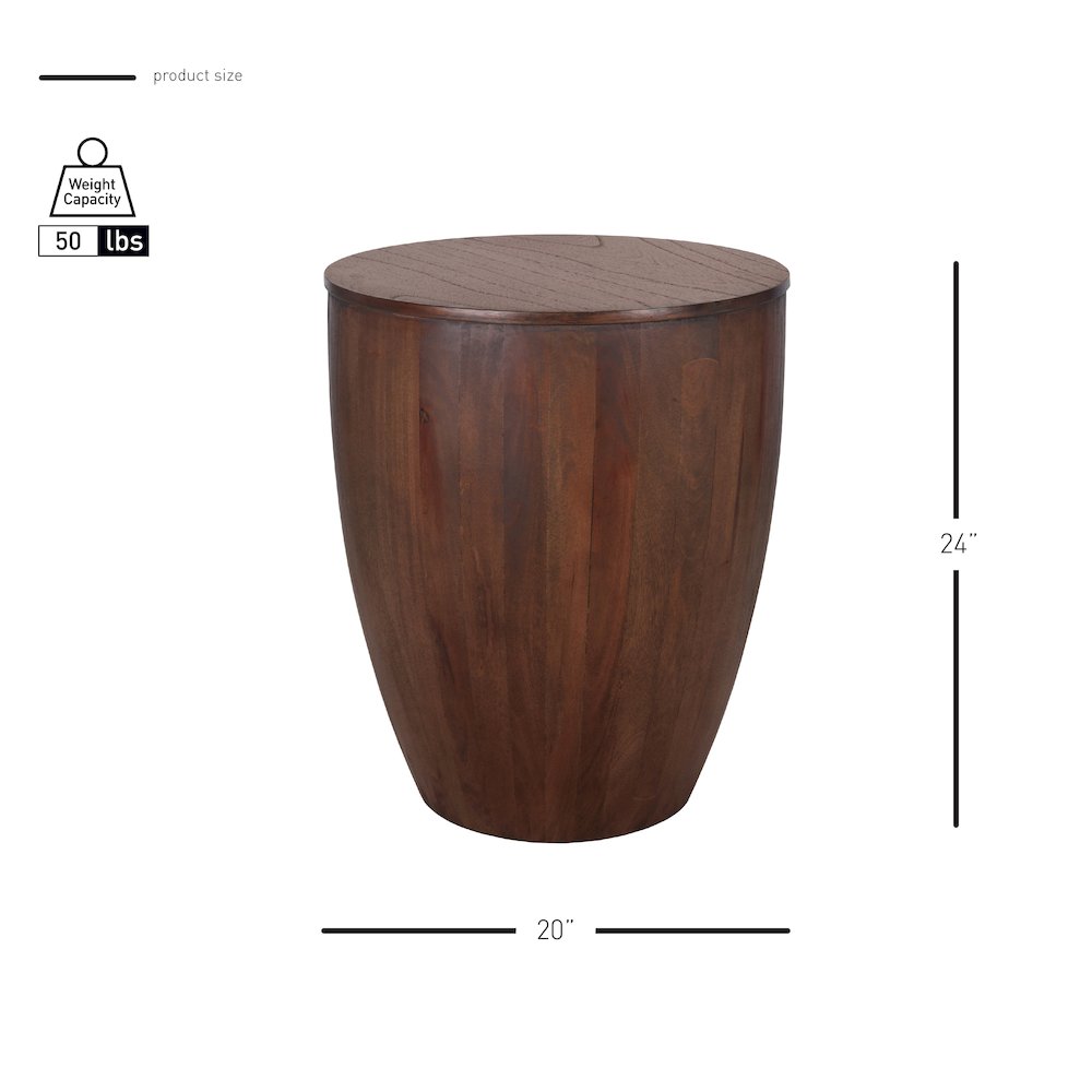Sloane Accent Table - Walnut. Picture 10