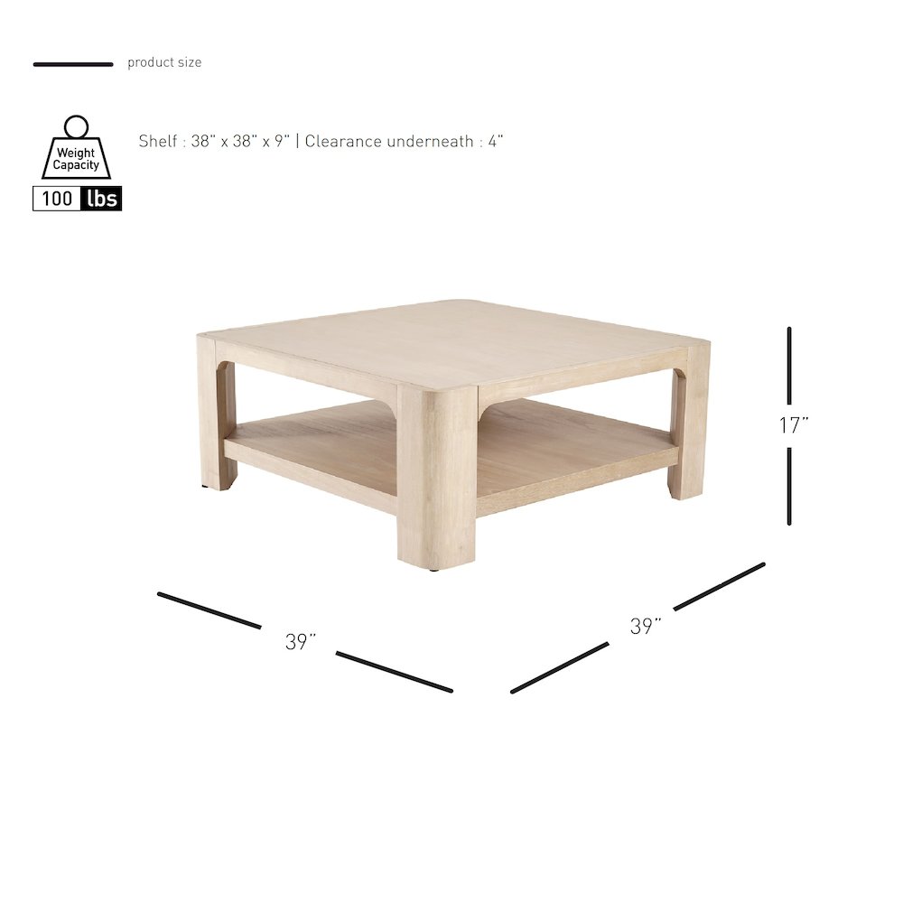 Trevin Square Coffee Table. Picture 8
