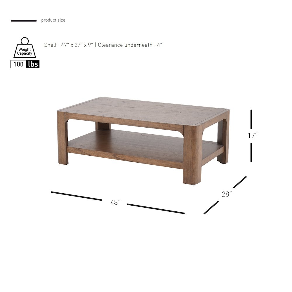 Trevin Rectangular Coffee Table. Picture 8