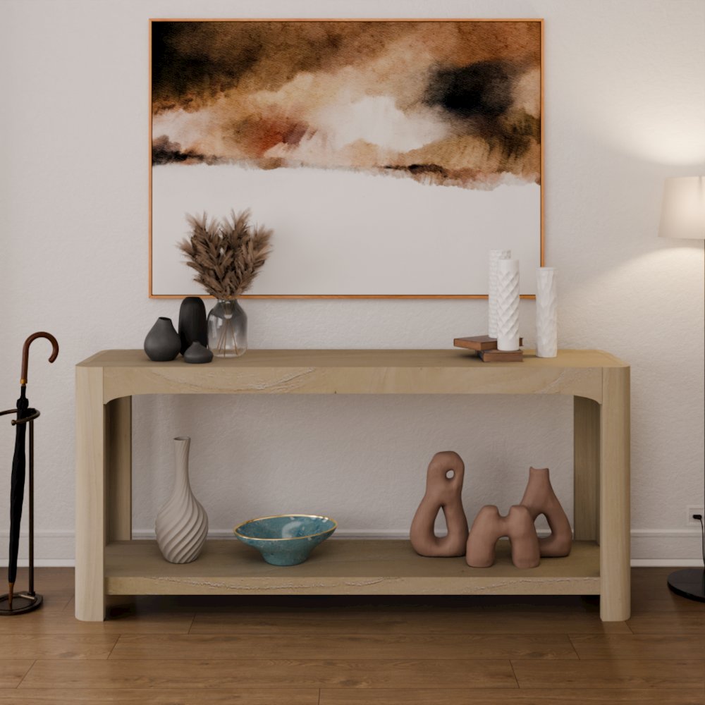 Trevin 66" Console Table with Shelf. Picture 7