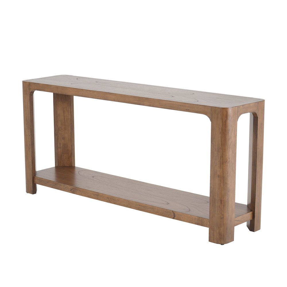 Trevin 66" Console Table with Shelf. Picture 1
