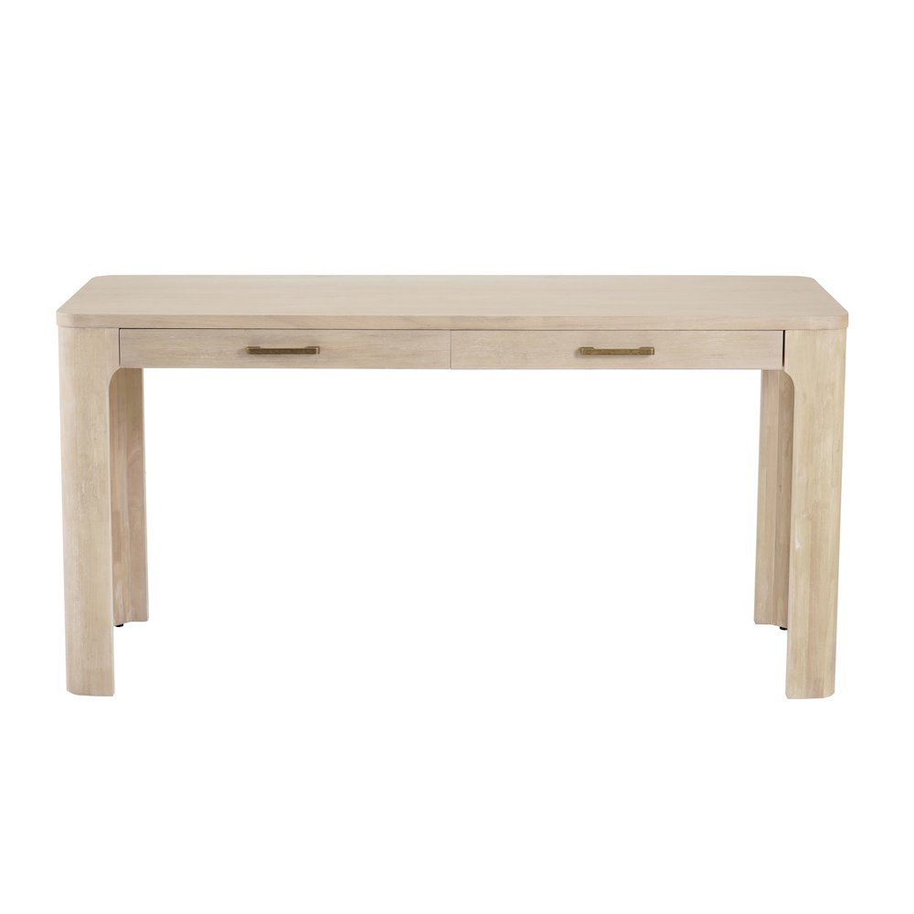 Trevin Desk 2 Drawers. Picture 2