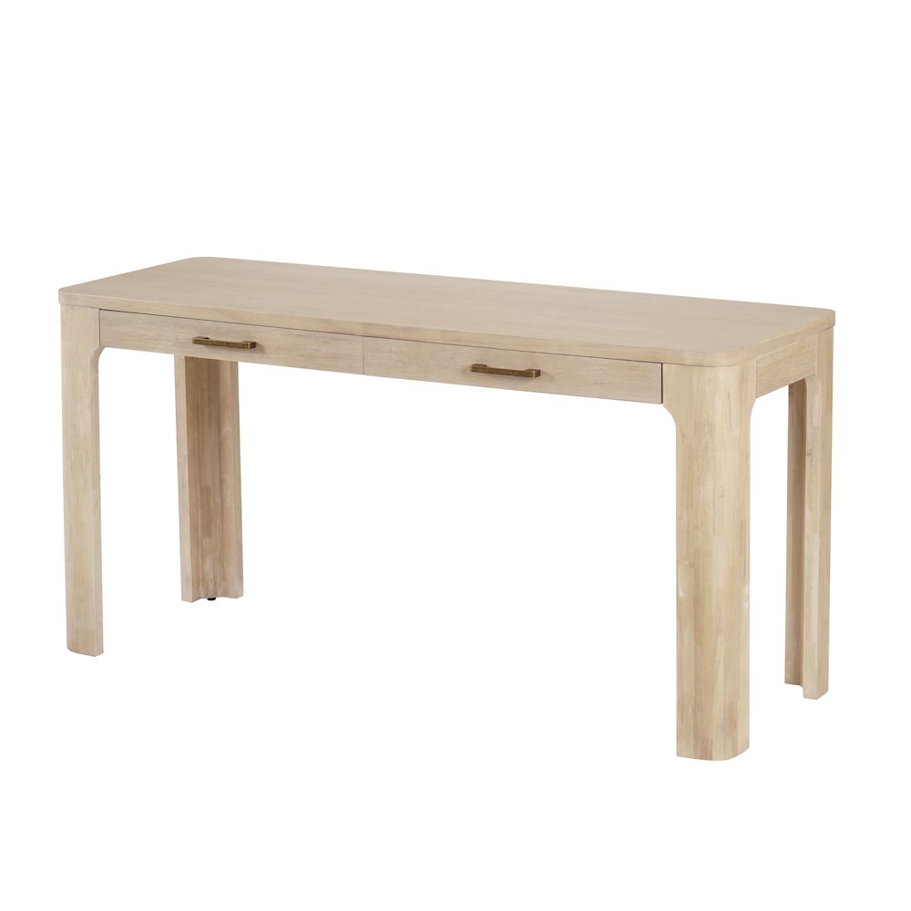 Trevin Desk 2 Drawers. Picture 1