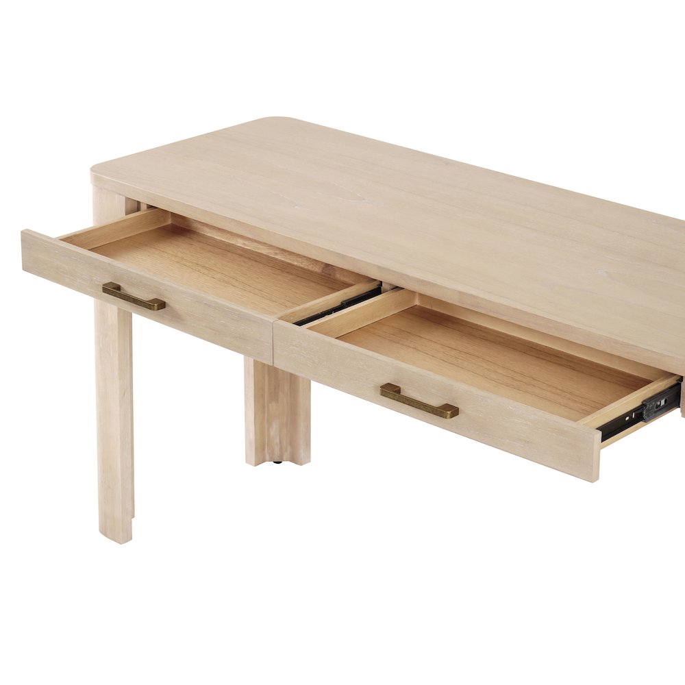 Trevin Desk 2 Drawers. Picture 6