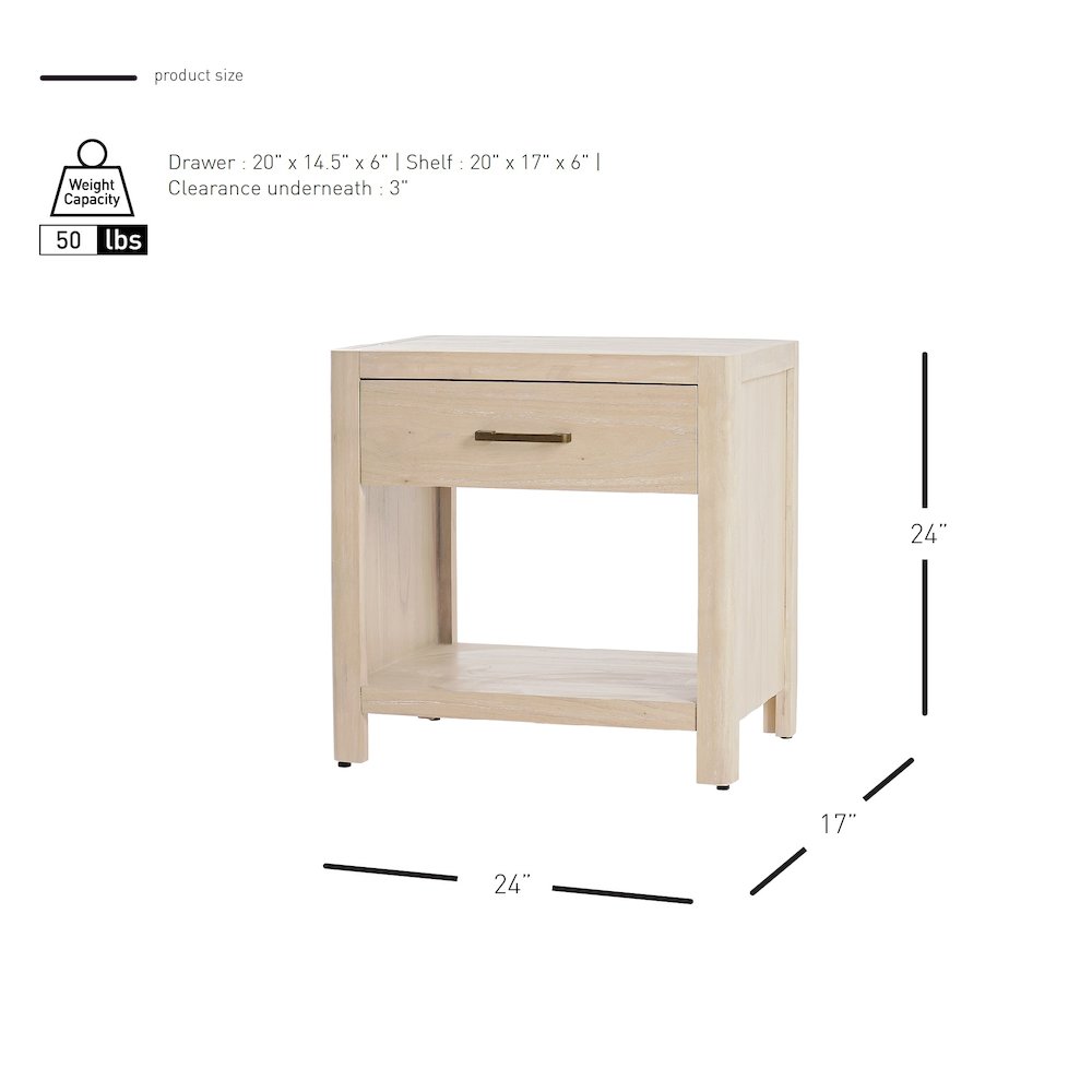 Trevin Nighstand/Side Table. Picture 9