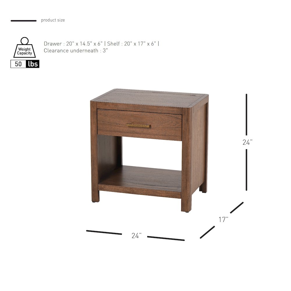 Trevin Nighstand/Side Table. Picture 10
