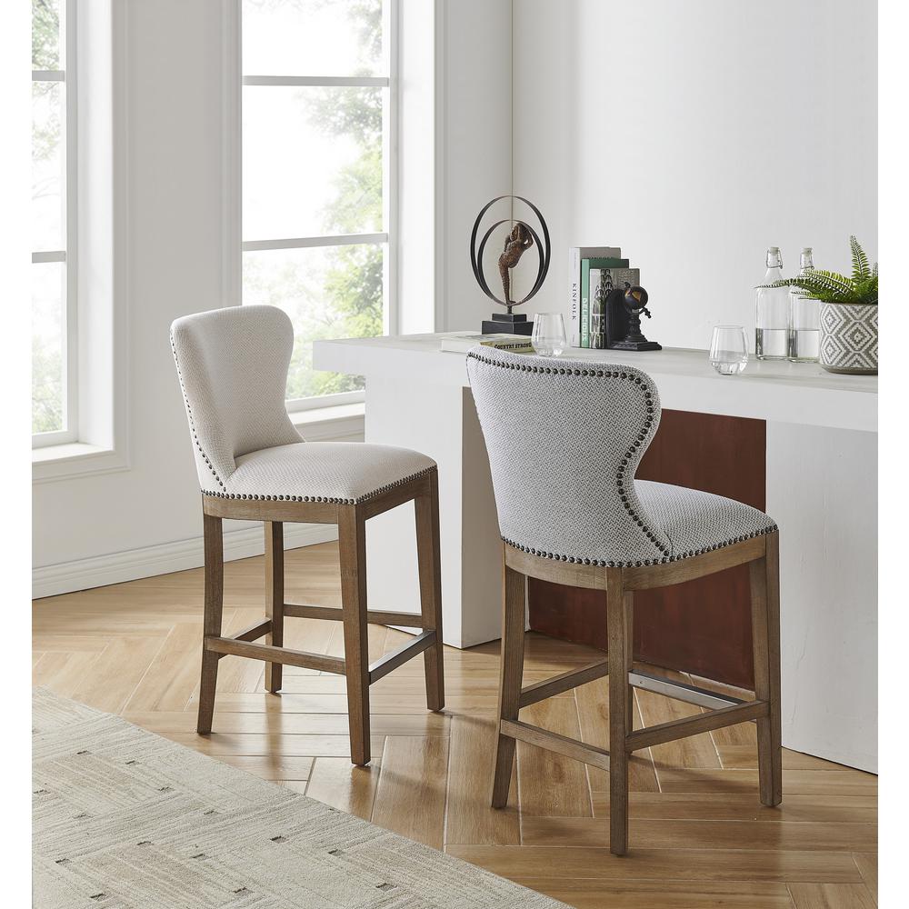 Dorsey Fabric Counter Stool. Picture 10
