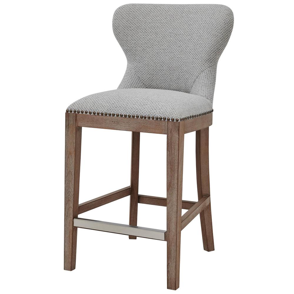 Dorsey Fabric Counter Stool. Picture 1
