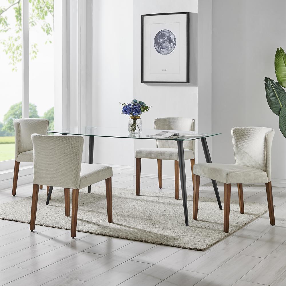 Albie KD Fabric Dining Side Chair, (Set of 2). Picture 7