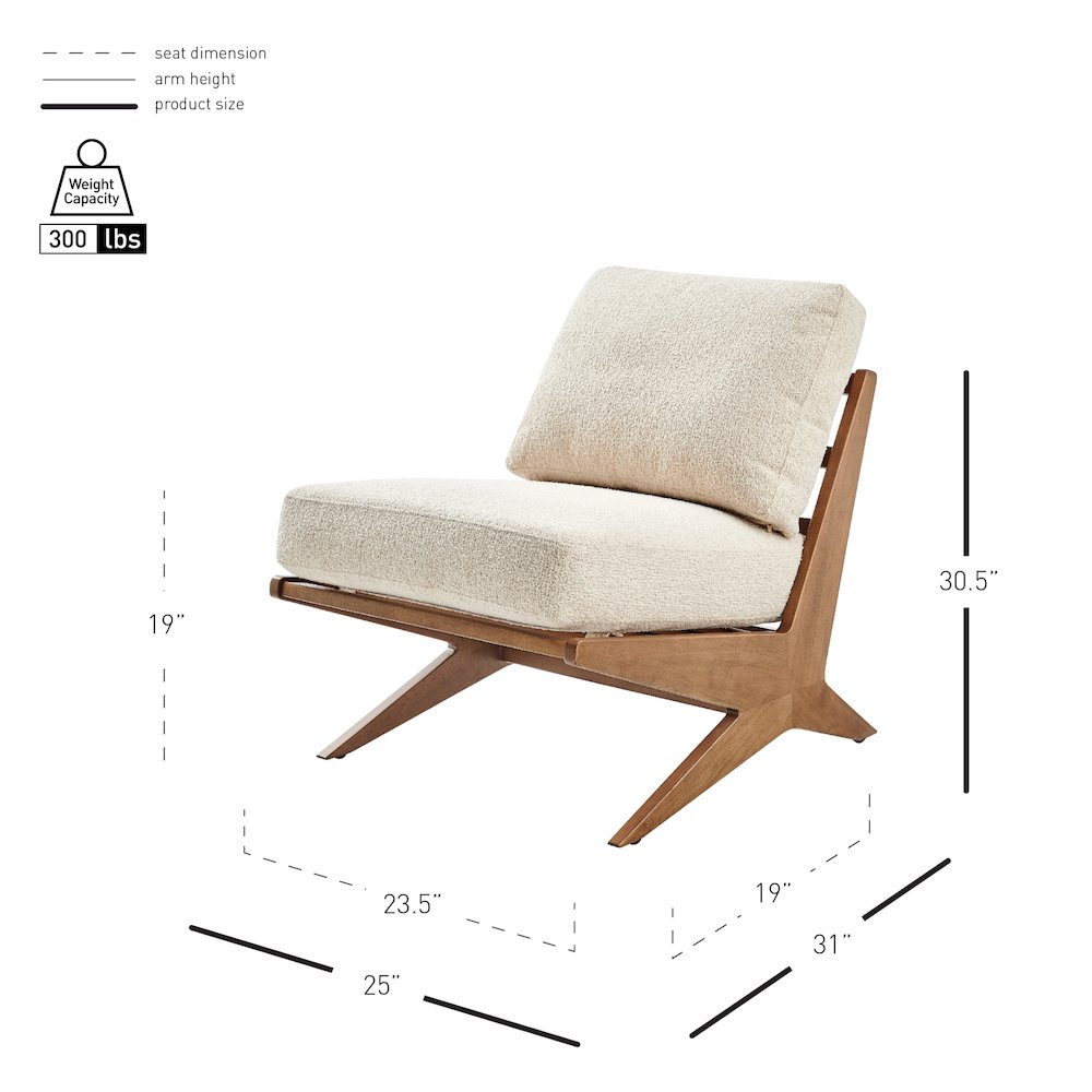 Chandler Boucle Accent Chair. Picture 11