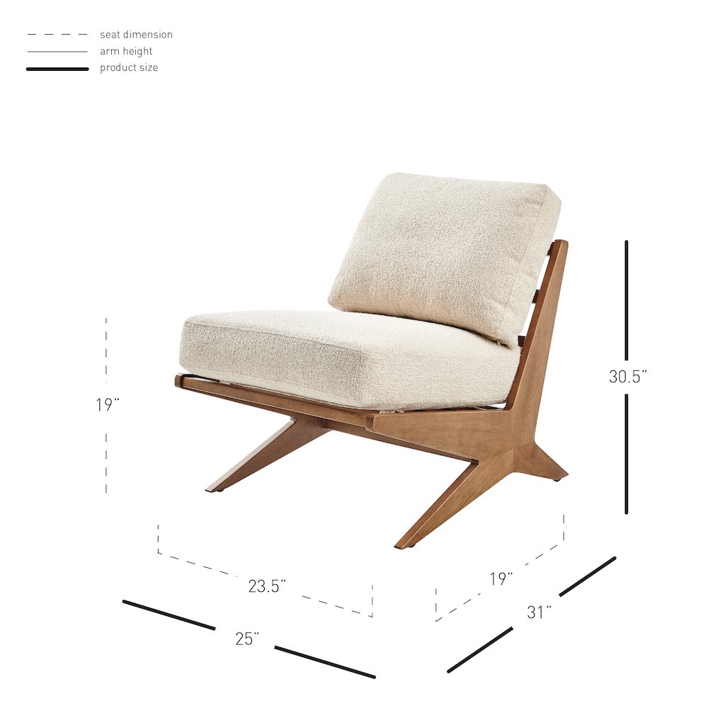 Chandler Boucle Accent Chair. Picture 12