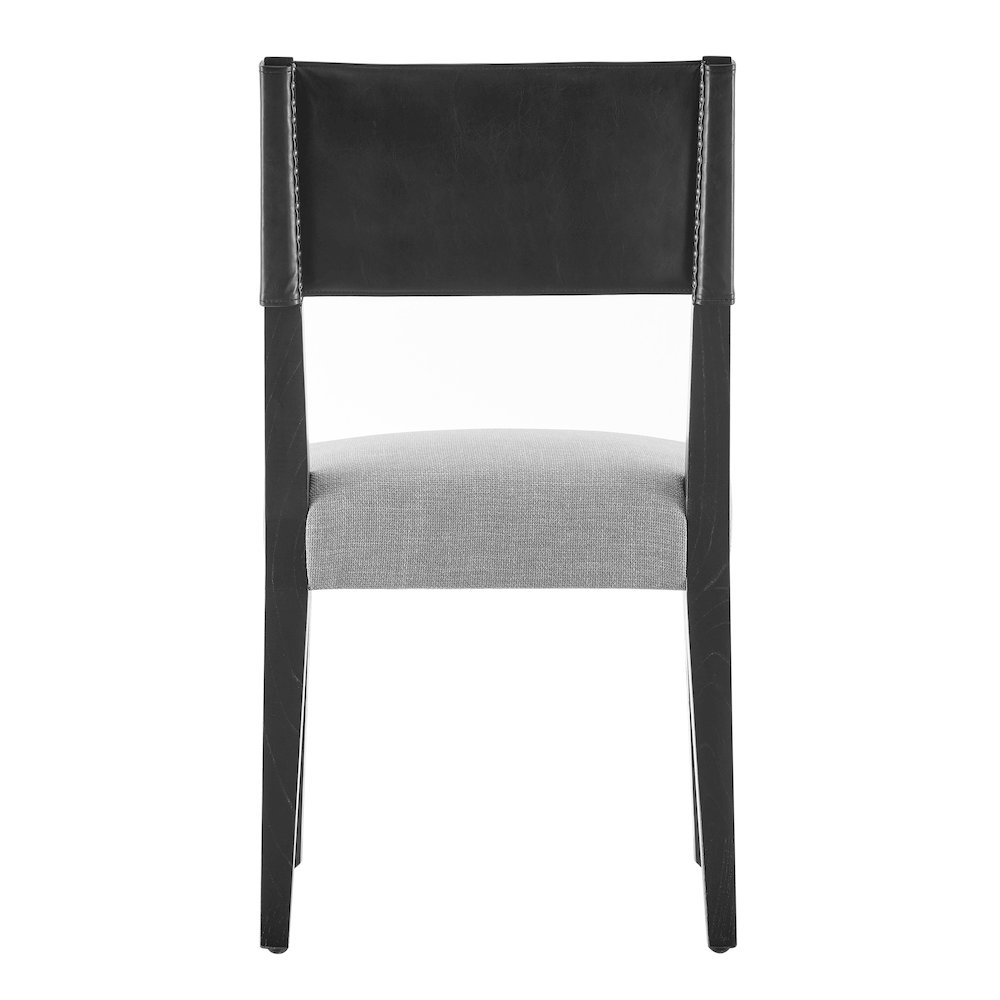Kylo Faux Leather/Linen Dining Side Chair, (Set of 2). Picture 4
