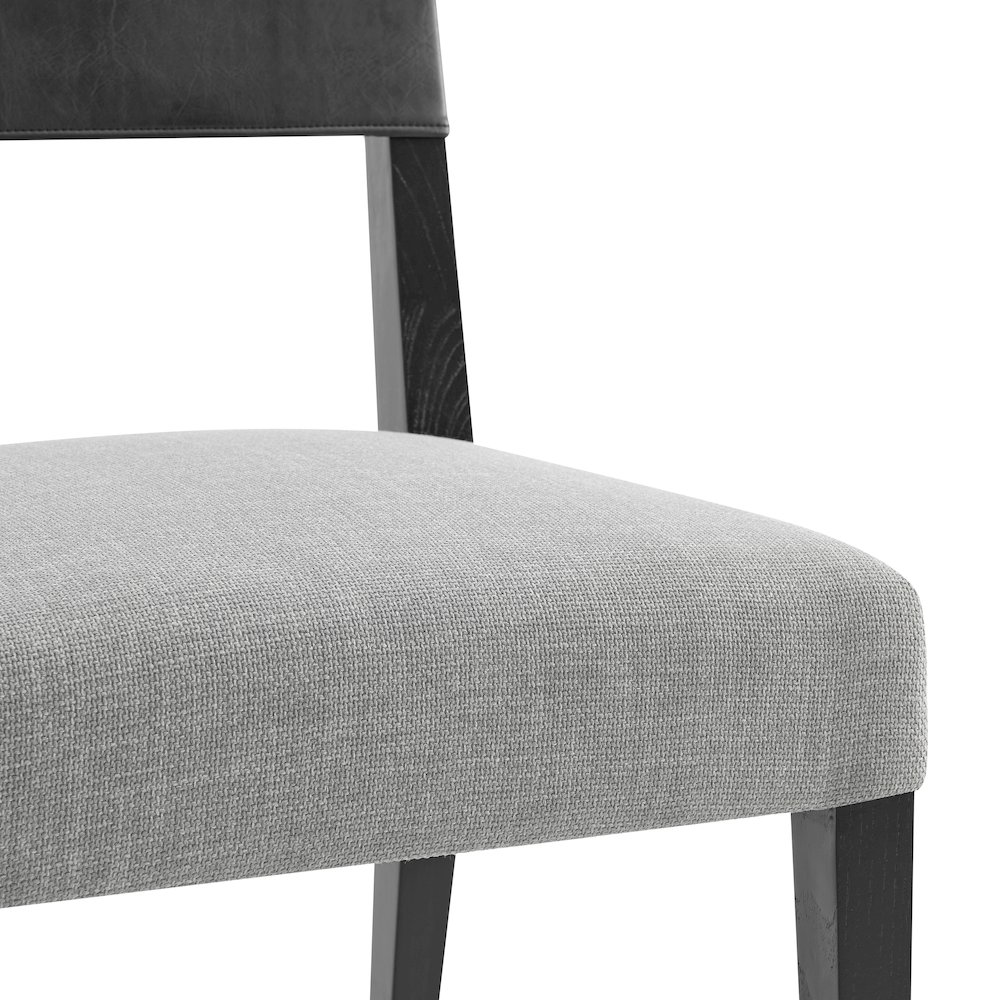 Kylo Faux Leather/Linen Dining Side Chair, (Set of 2). Picture 8