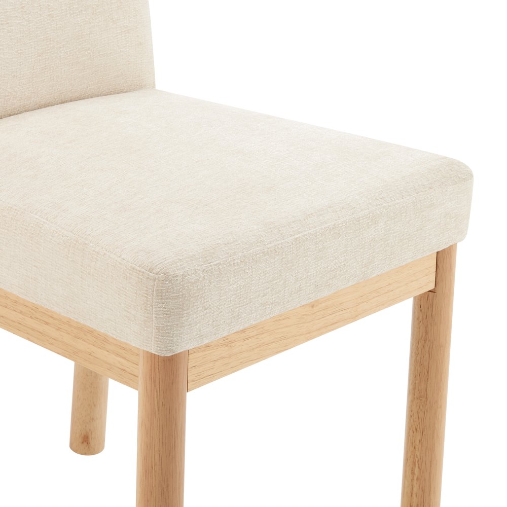 Bloomfield Chenille Low-Back Dining Side Chair, (Set of 2). Picture 8