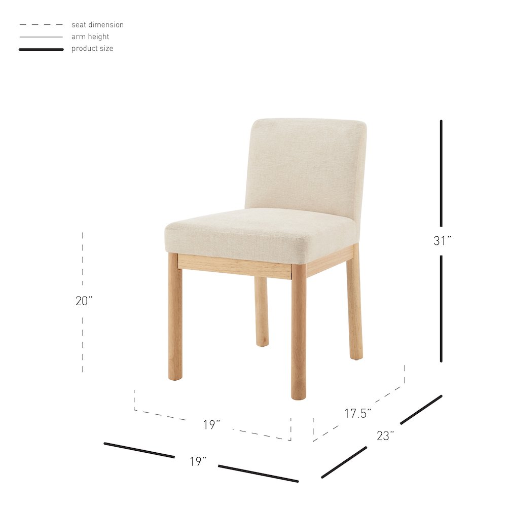 Bloomfield Chenille Low-Back Dining Side Chair, (Set of 2). Picture 11