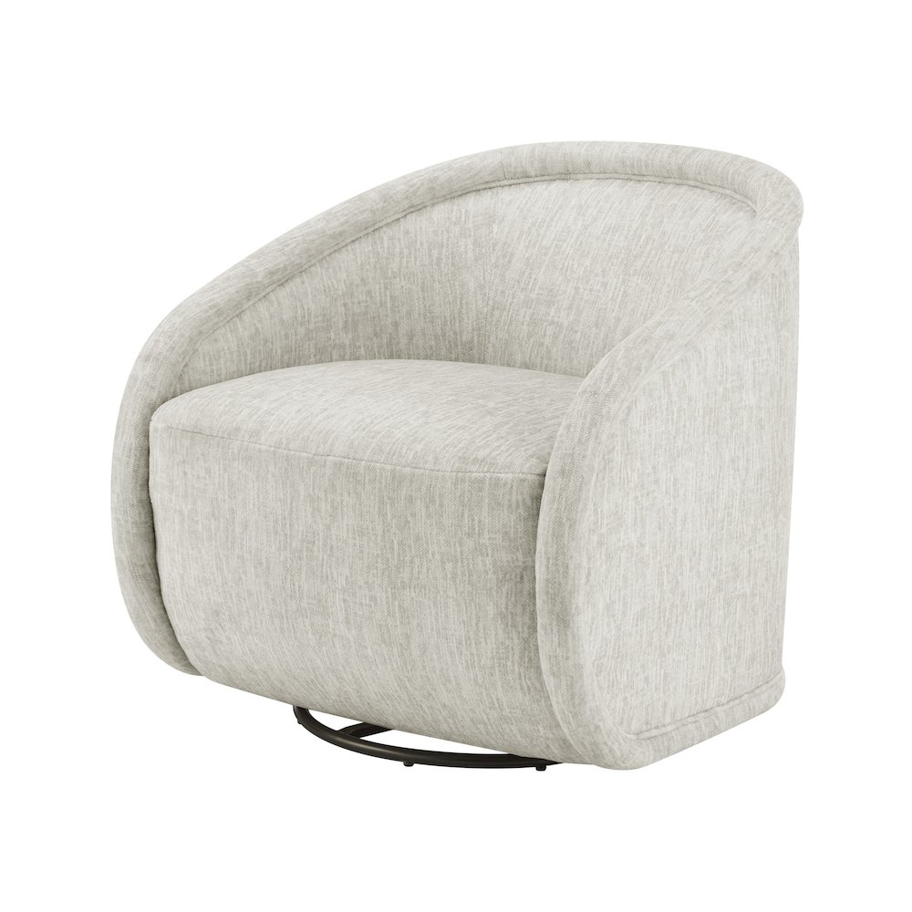 New Pacific Direct Margareth Swivel Accent Arm Chair