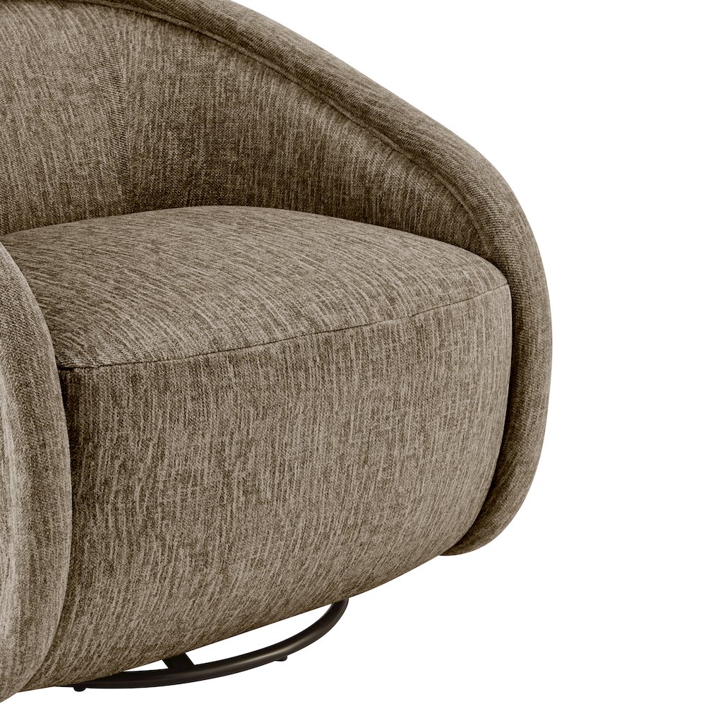 Margareth Fabric Swivel Accent Arm Chair. Picture 7