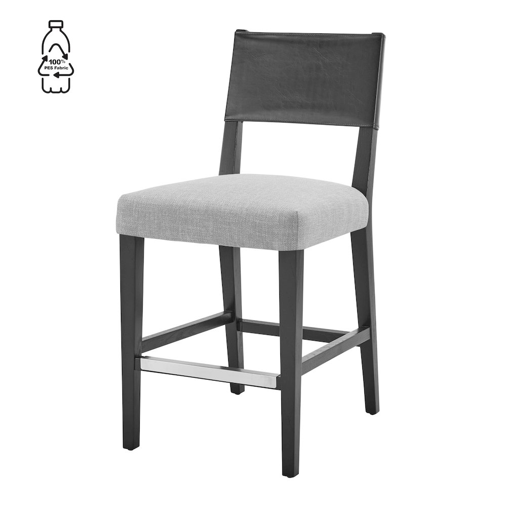 Kylo PU/Fabric Counter Stool. Picture 1