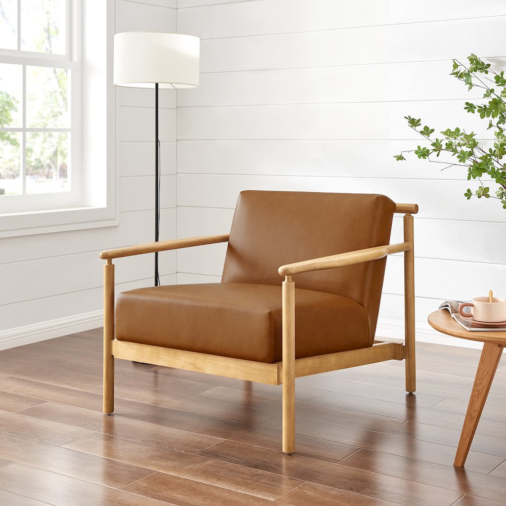 Arnold PU Accent Arm Chair. Picture 10