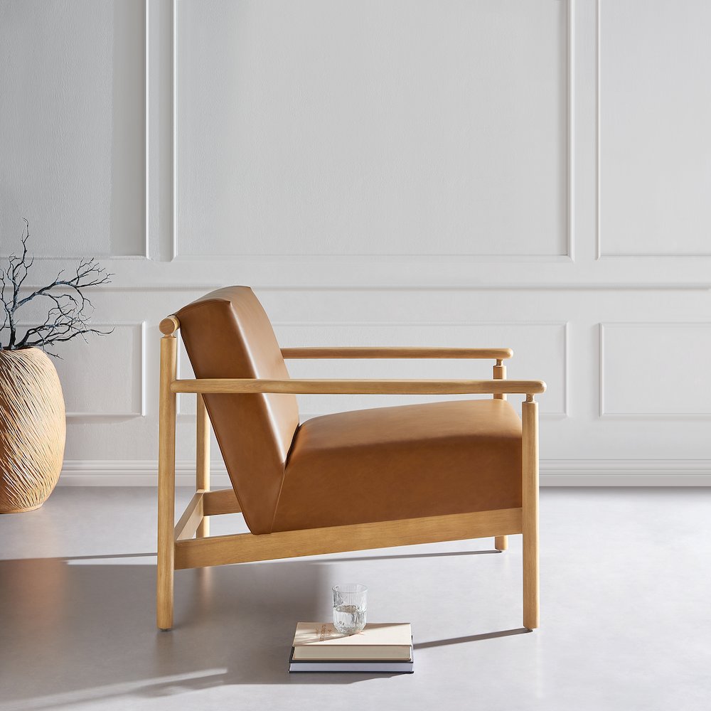 Arnold PU Accent Arm Chair. Picture 11