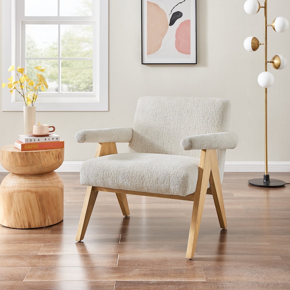 Nixon Chenille Accent Arm Chair. Picture 10