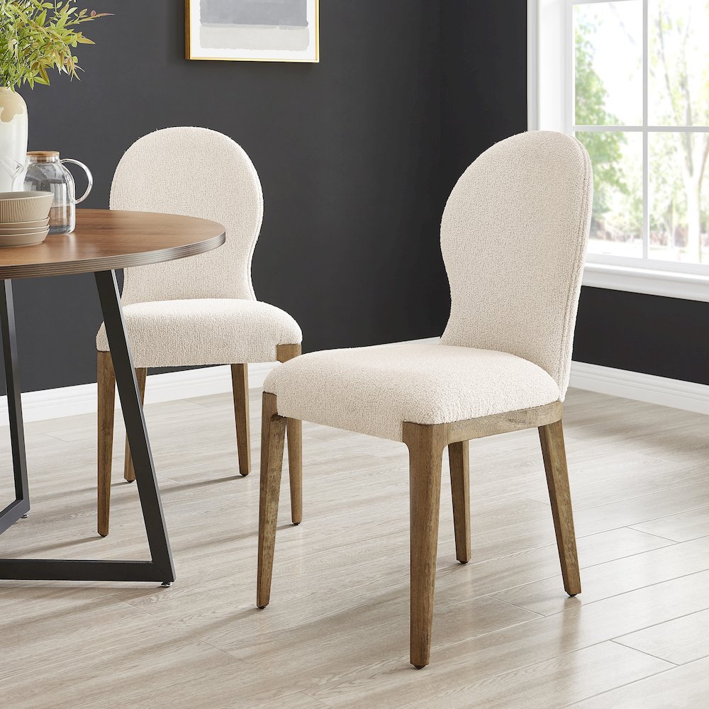Eldoris Boucle Dining Side Chair, (Set of 2). Picture 10