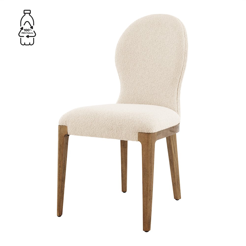 Eldoris Boucle Dining Side Chair, (Set of 2). Picture 1