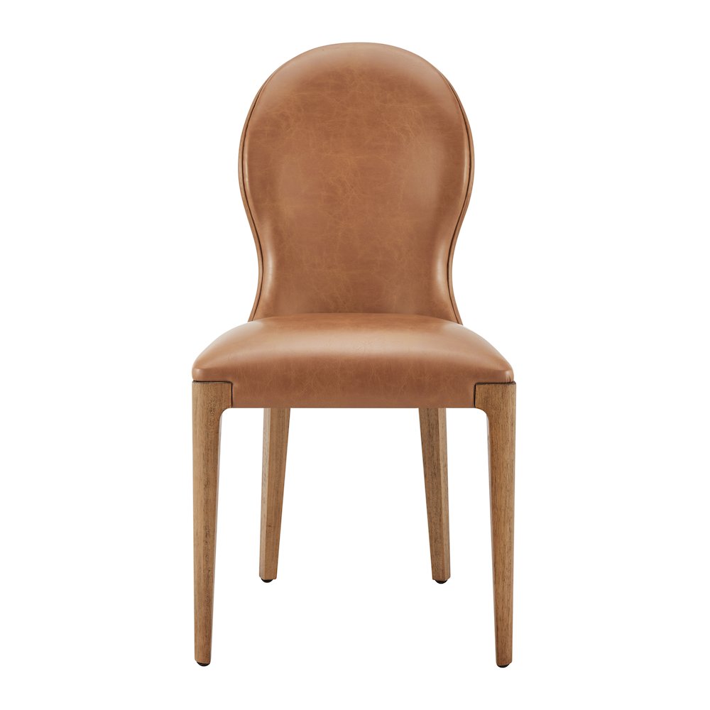 Eldoris Faux Leather Dining Side Chair, (Set of 2). Picture 2