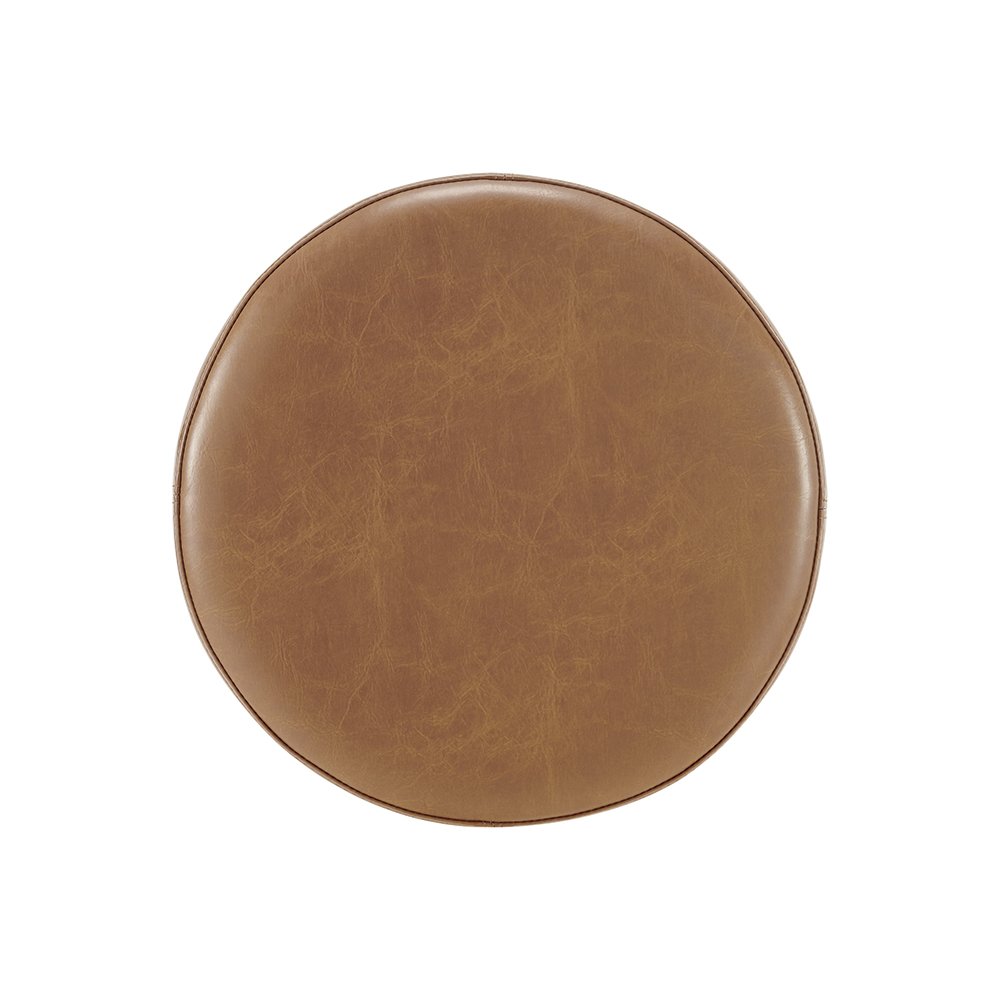 Deandre Faux Leather Backless Swivel Counter Stool. Picture 3
