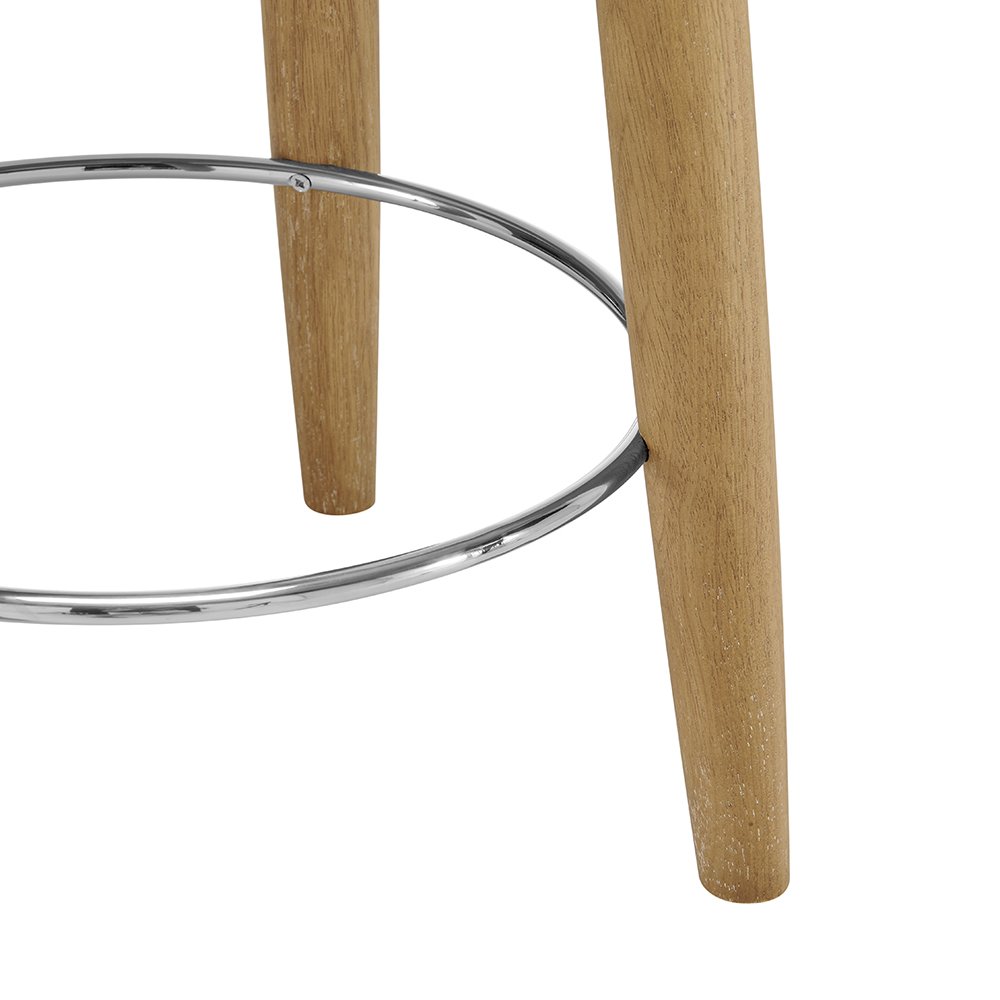Deandre Faux Leather Backless Swivel Counter Stool. Picture 5