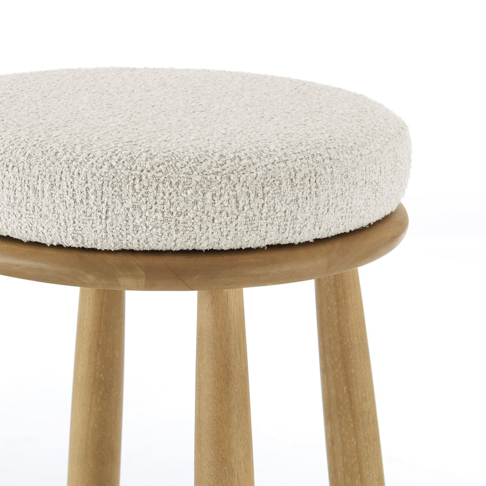 Deandre Boucle Backless Swivel Counter Stool. Picture 4